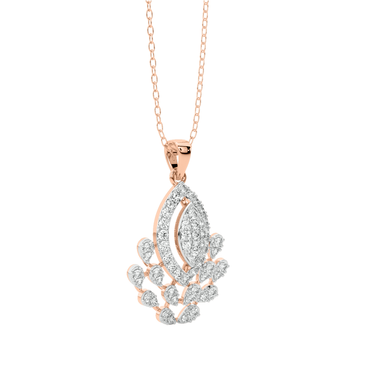 Everlee Round Diamond Office Wear Pendant